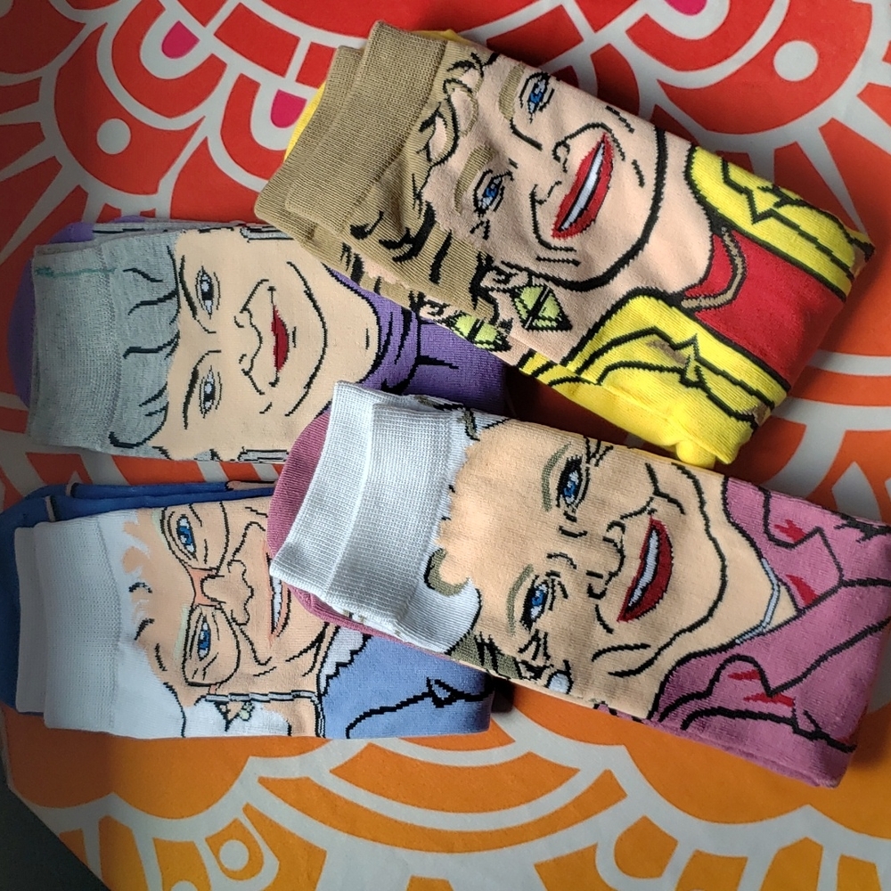 Brand new Golden Girls socks